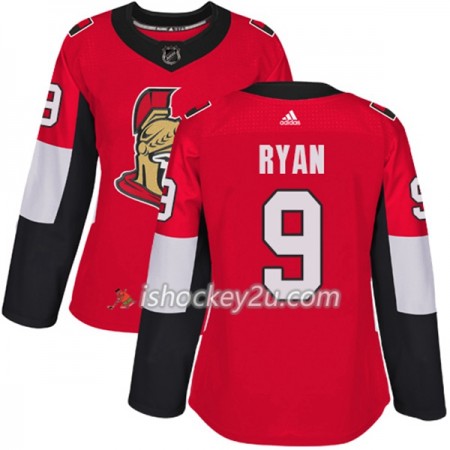 Dame NHL Ottawa Senators Trøje Bobby Ryan 9 Adidas 2017-2018 Rød Authentic